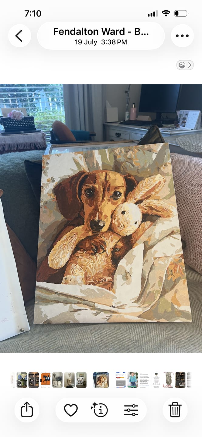 Customer photo review of Goodnight! | Paint by Number