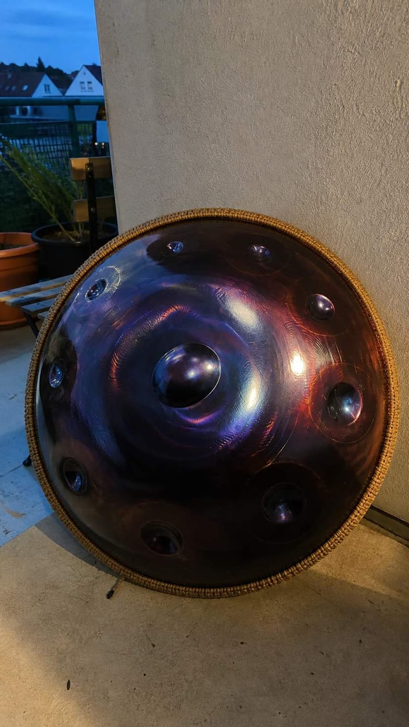 Customer photo review of Handpan Kurd & Keltisch D-Moll 10 Noten – Edelstahl