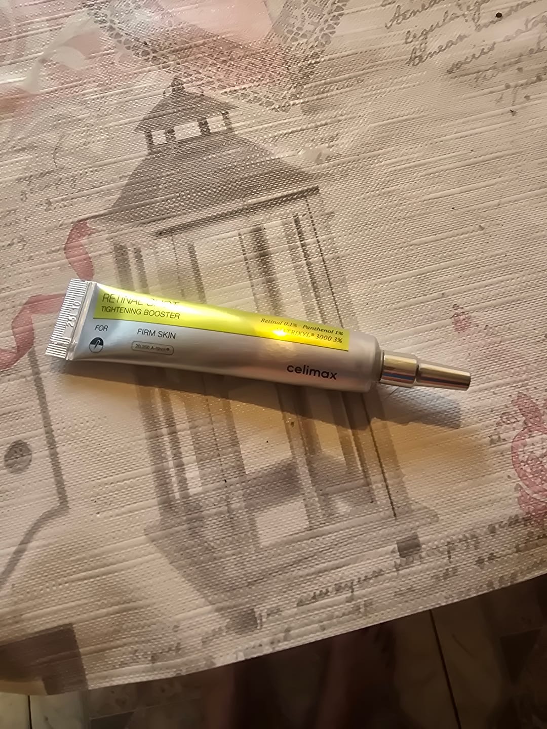 Customer photo review of Liftinga efektu piešķirošs krēms-būsteris ar retinālu Celimax THE -A Retinal Shot Tightening Booster