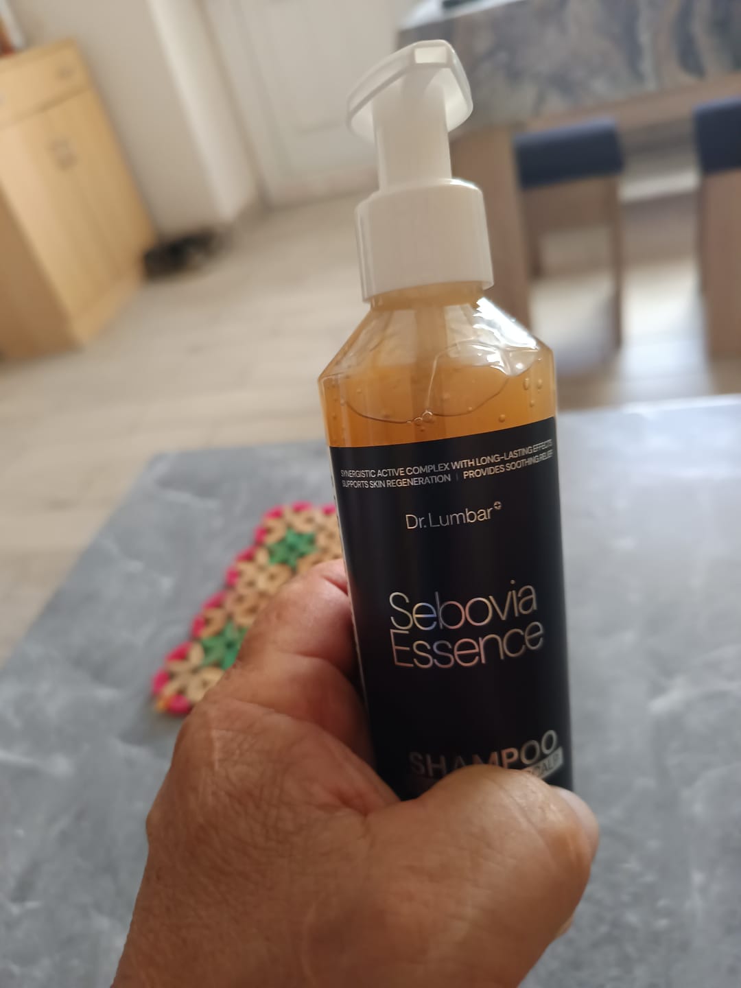 Customer photo review of Sebovia Essence Seborrhea Dermatitis Sampon érzékeny bőrre