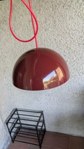 Customer photo review of Danish Mushroom Pendant Light | Modern Design