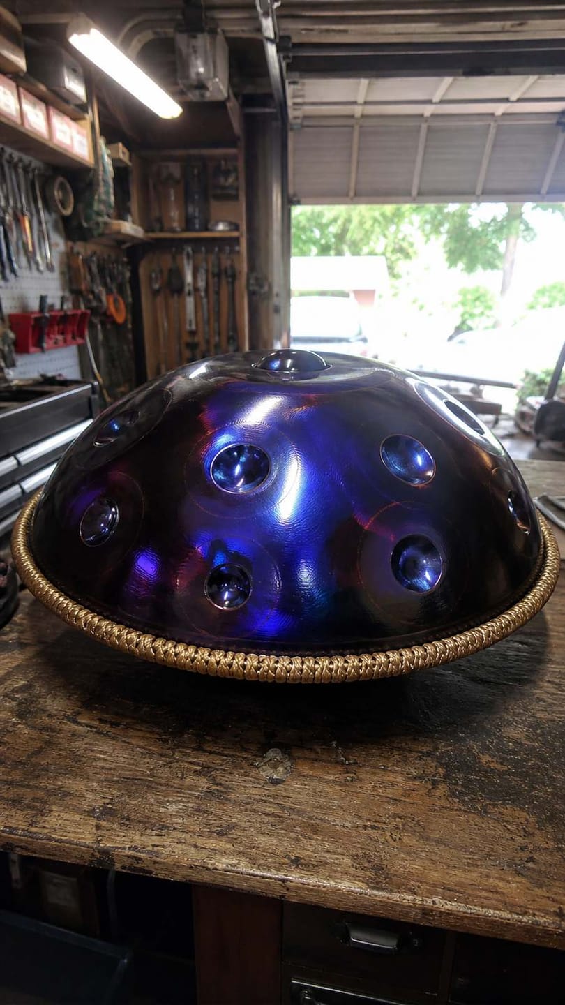 Customer photo review of Handpan Kurd & Keltisch D-Moll 10 Noten – Edelstahl