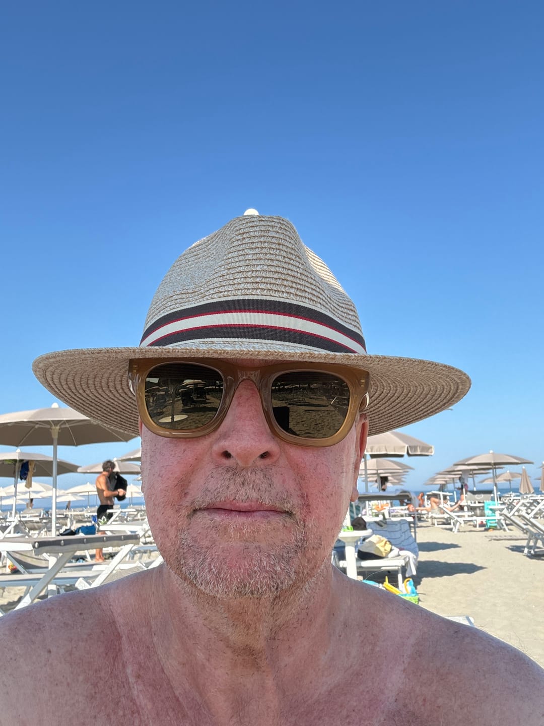 Customer photo review of Stripe Fedora