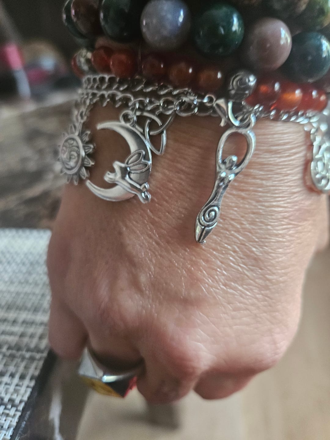 Customer photo review of 🔥Limited Time 50% Off✨Vintage Witchy Charm Bracelet