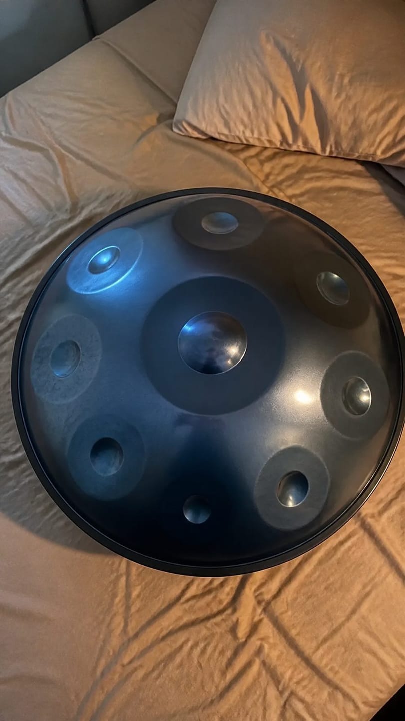 Customer photo review of Handpan Kurd D-Moll 9–12 Noten – Edelstahl