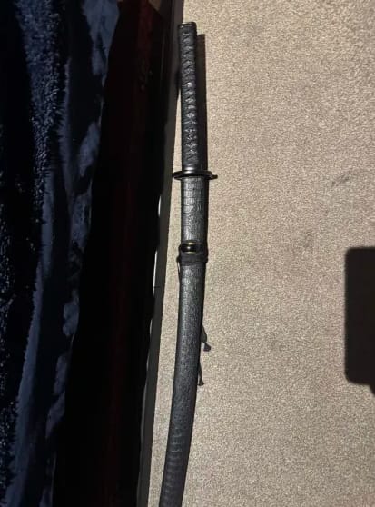 Customer photo review of Custom Your Own Katana