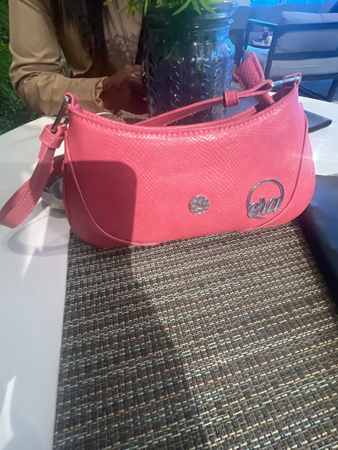 Customer photo review of Pink Lily Shoulder Bag