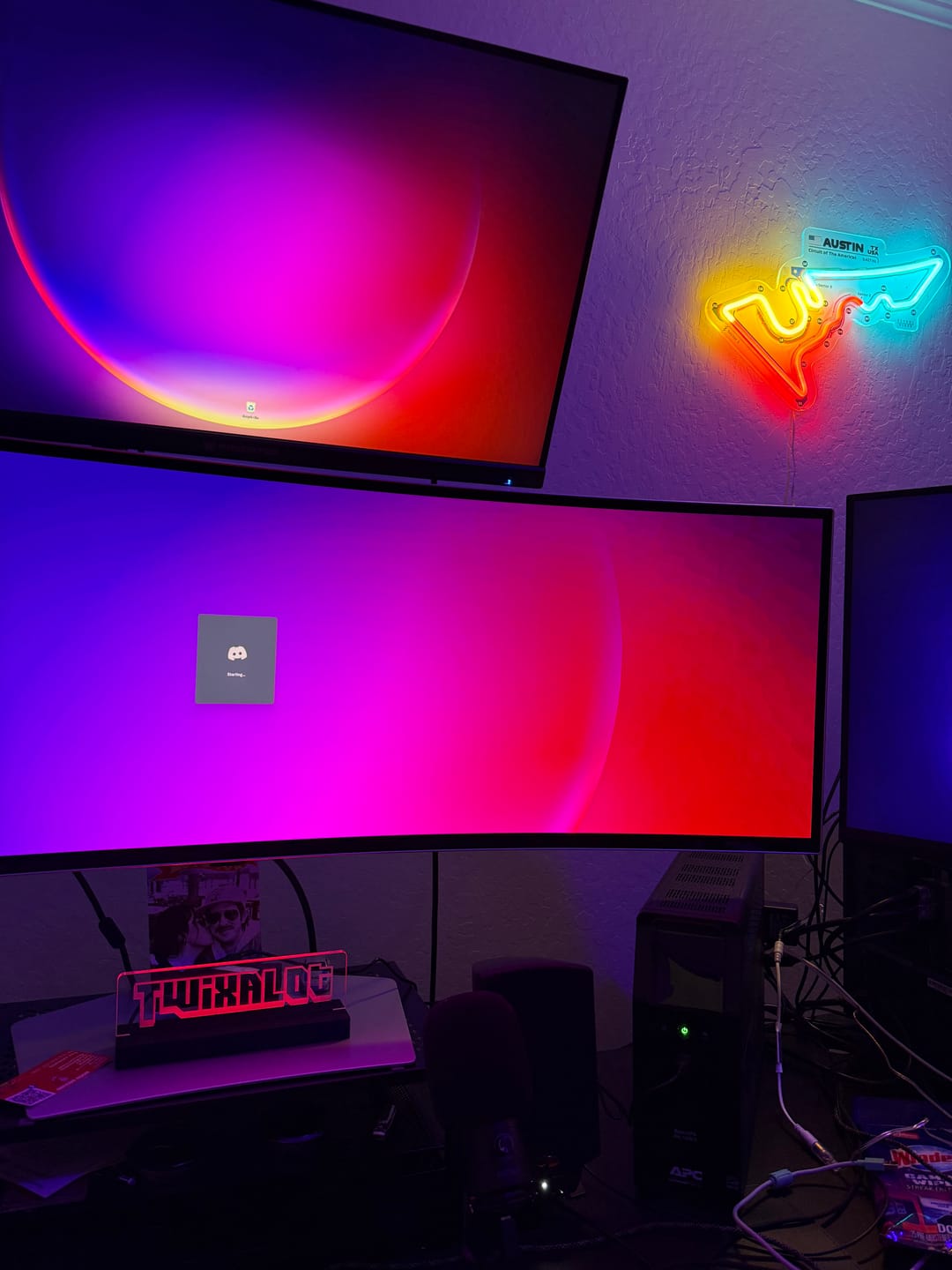 Customer photo review of Circuit Of America COTA Neon Race Track