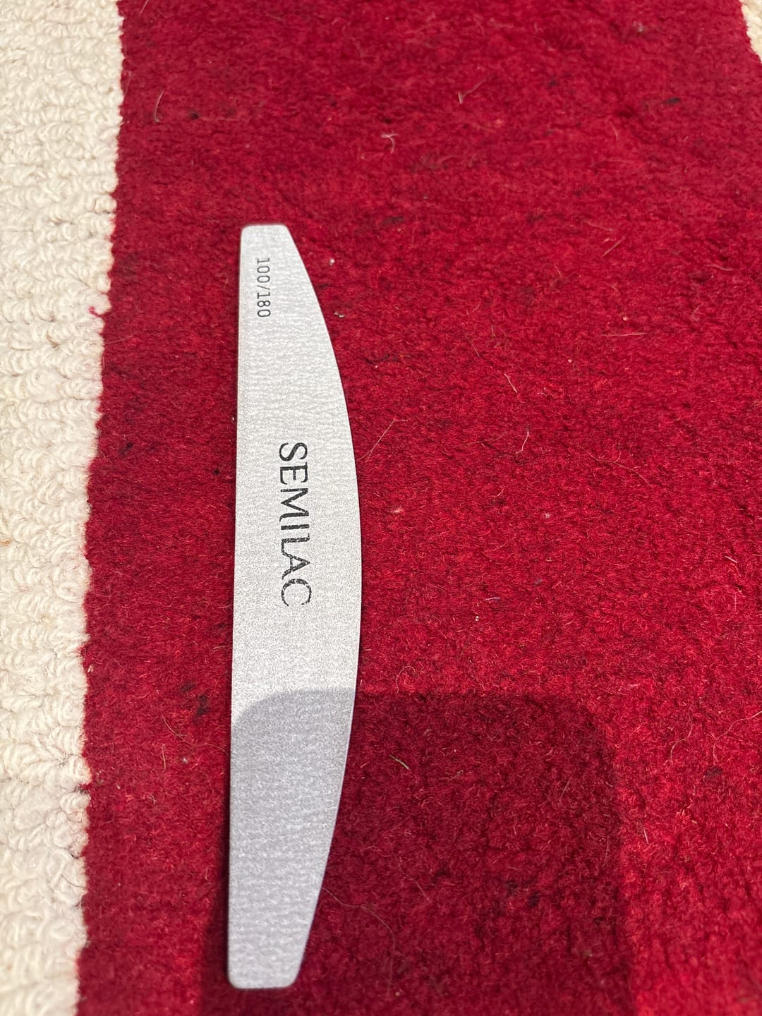 Customer photo review of Semilac "Boat" 100/180 Nail File