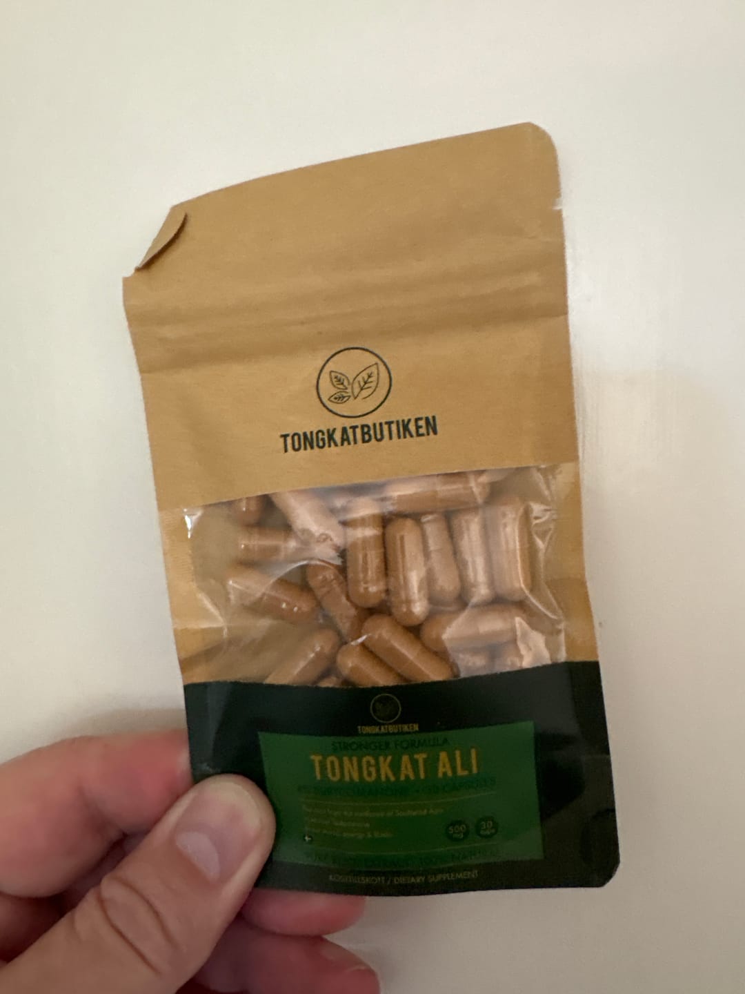 Customer photo review of Tongkat Ali 4% Eurycomanone - Tongkatbutiken.se