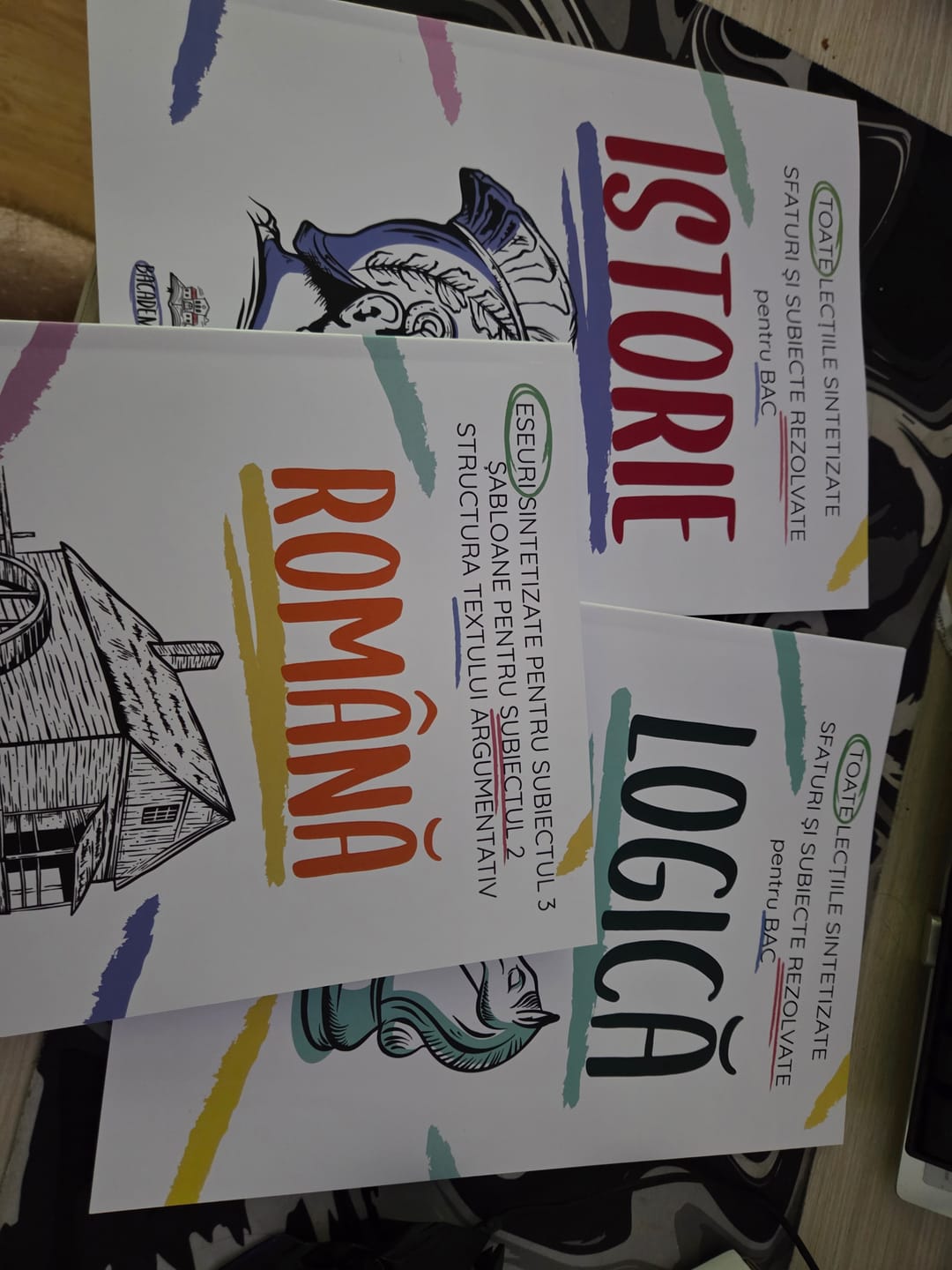 Customer photo review of Pachet Bacalaureat (Română + Istorie + Logică) Bacademia