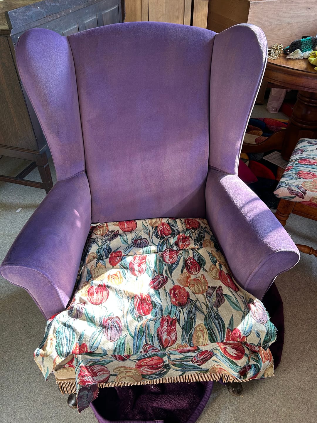 Customer photo review of Tulip Garden Tapestry Fabric