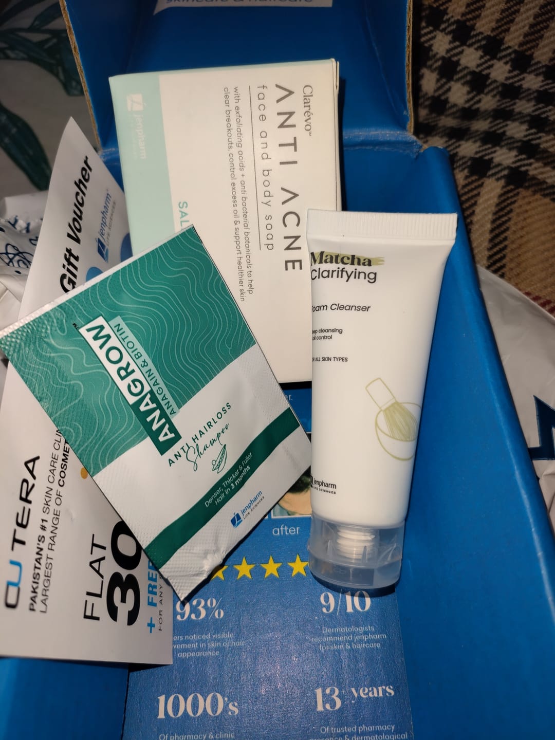 Customer photo review of Clarevo Salicylic Acid Facewash