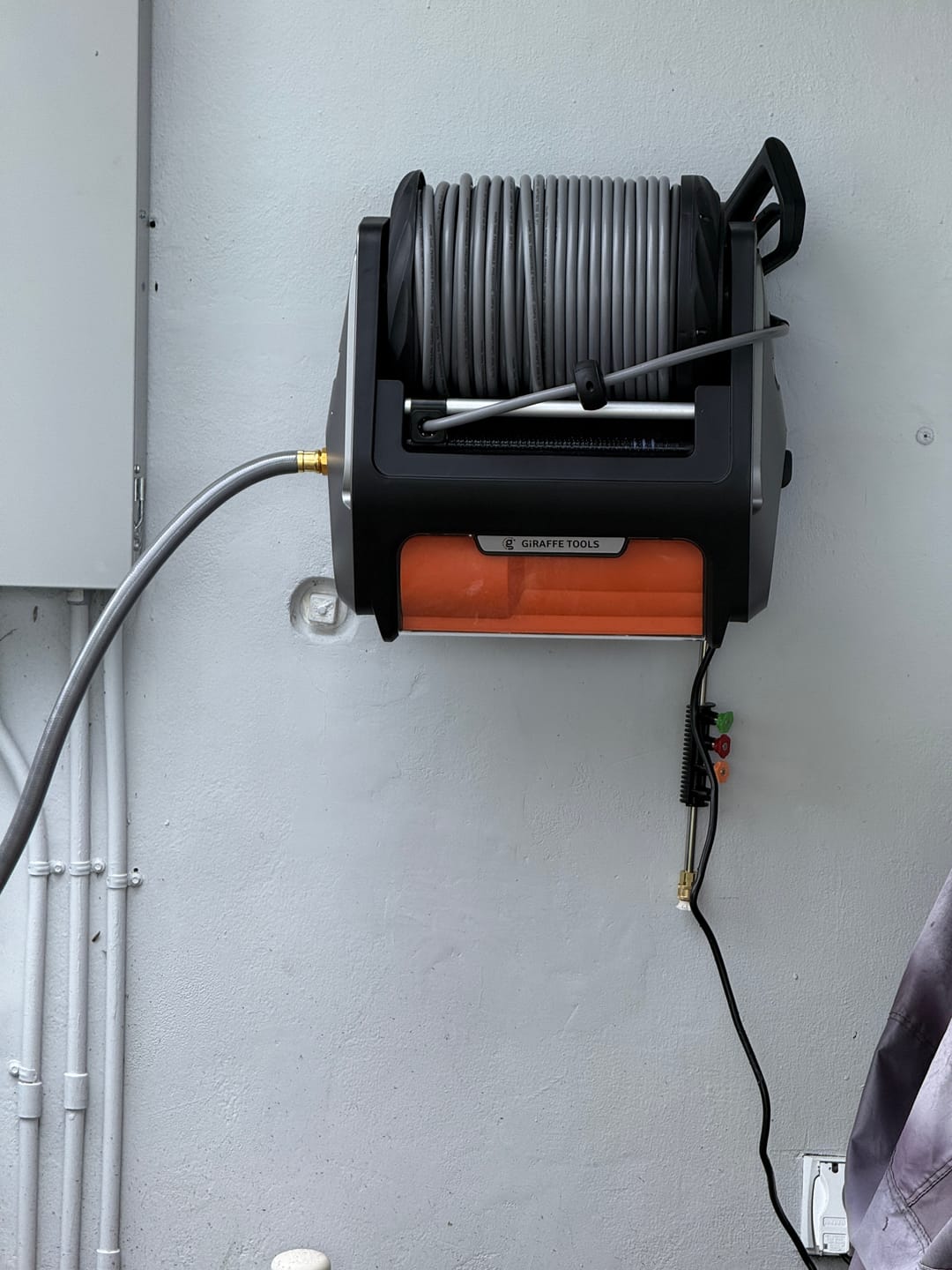 Customer photo review of Grandfalls Retractable Pressure Washer - All Models