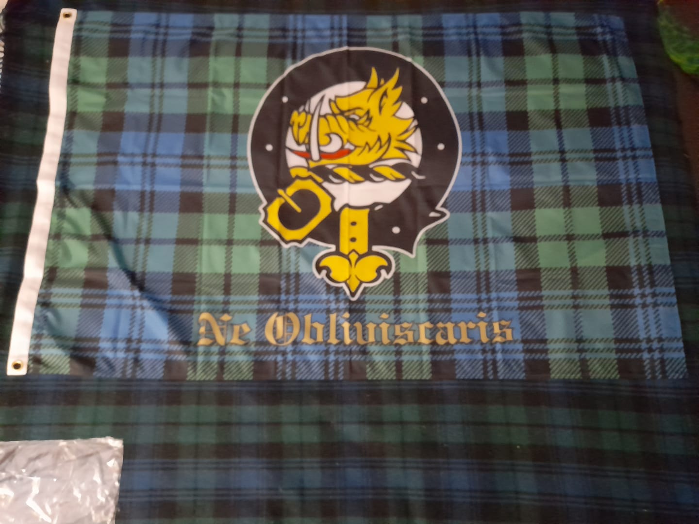 Customer photo review of Personalised Standard Flag