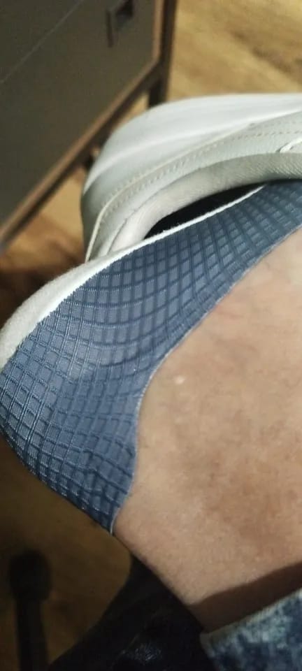 Customer photo review of 3-Pair Invisible Grip Socks Pack