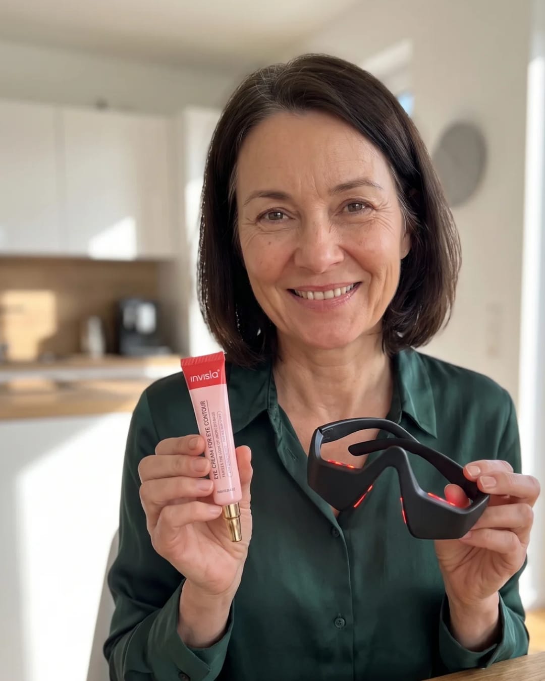 Customer photo review of LUMIN BOOST™ Peptide Creme