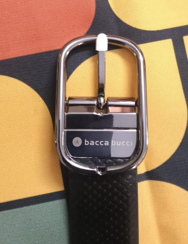 Customer photo review of Bacca Bucci Auto reversible dress belt with Genuine Leather