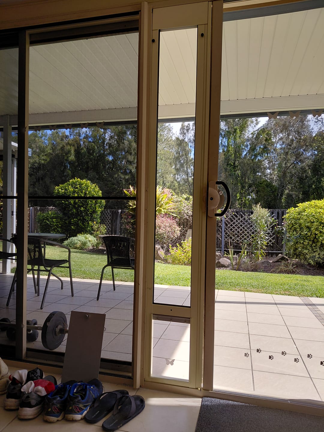 Customer photo review of Pet Door Inserts