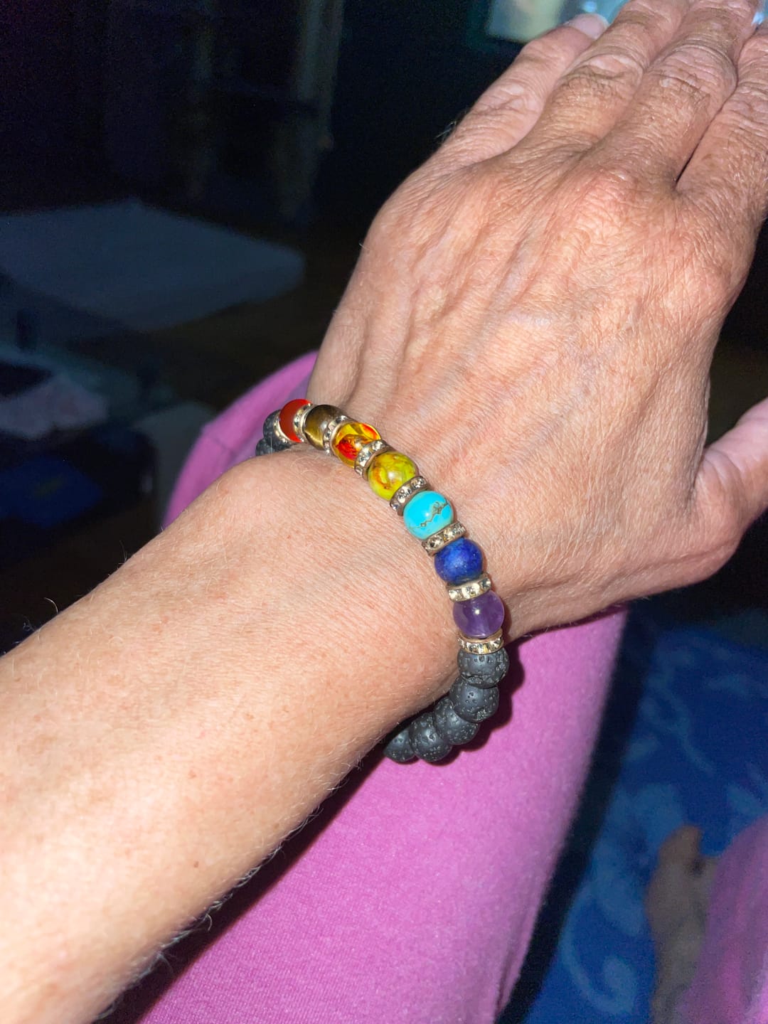 Customer photo review of 7 Chakren Aktivierungs Armband