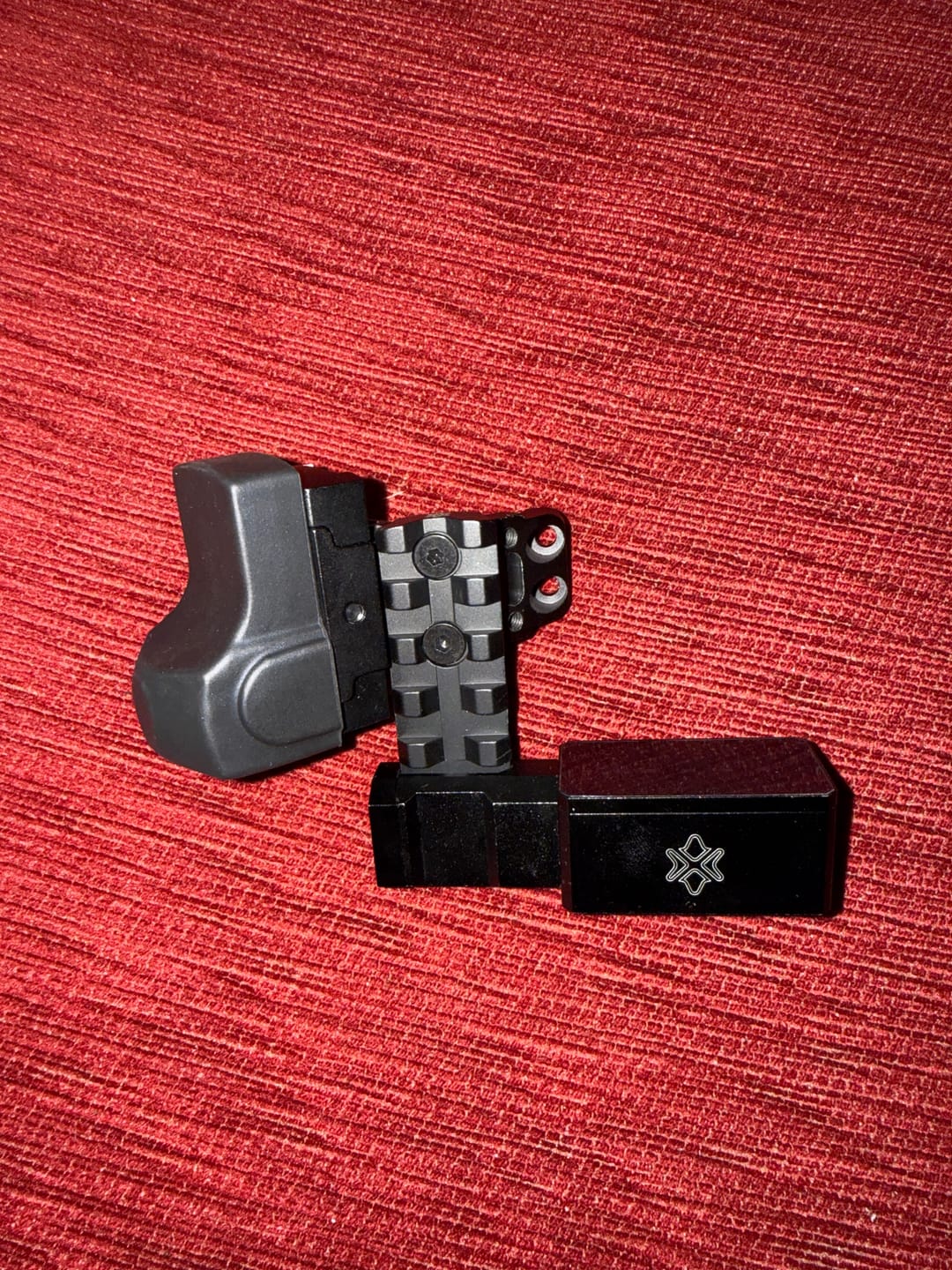 Customer photo review of Victoptics Montageringe aus Aluminium für 11mm Schiene und 25,4mm Tubus in verschiedenen Höhen