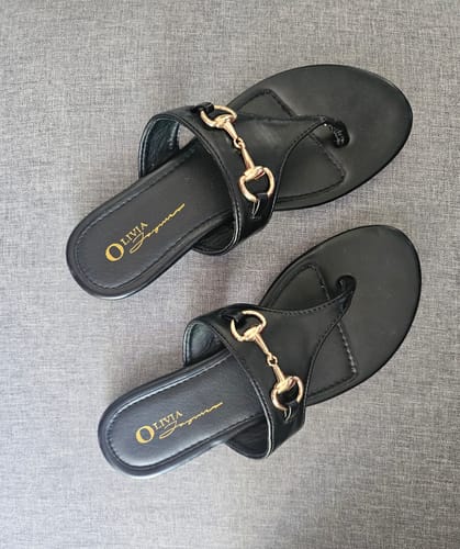 Customer photo review of Donata Gold Chain Sandalia ZA02367
