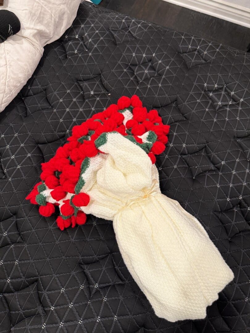 Customer photo review of Bloomie Bouquet Blanket