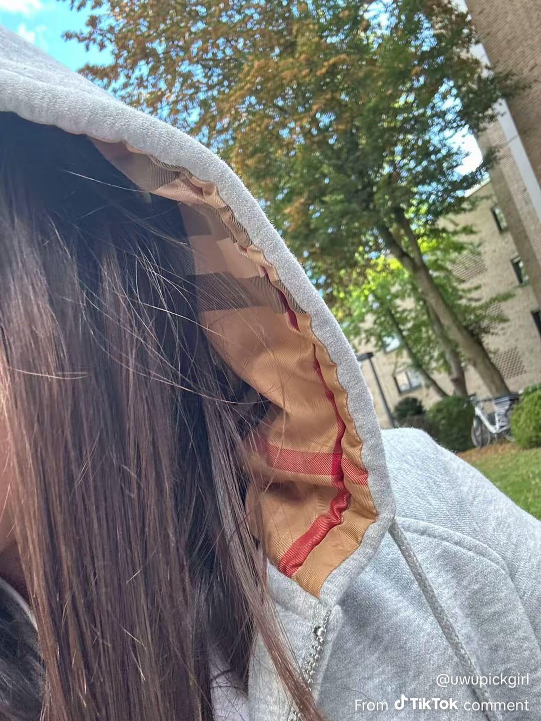 Customer photo review of Checked Zip Hoodie