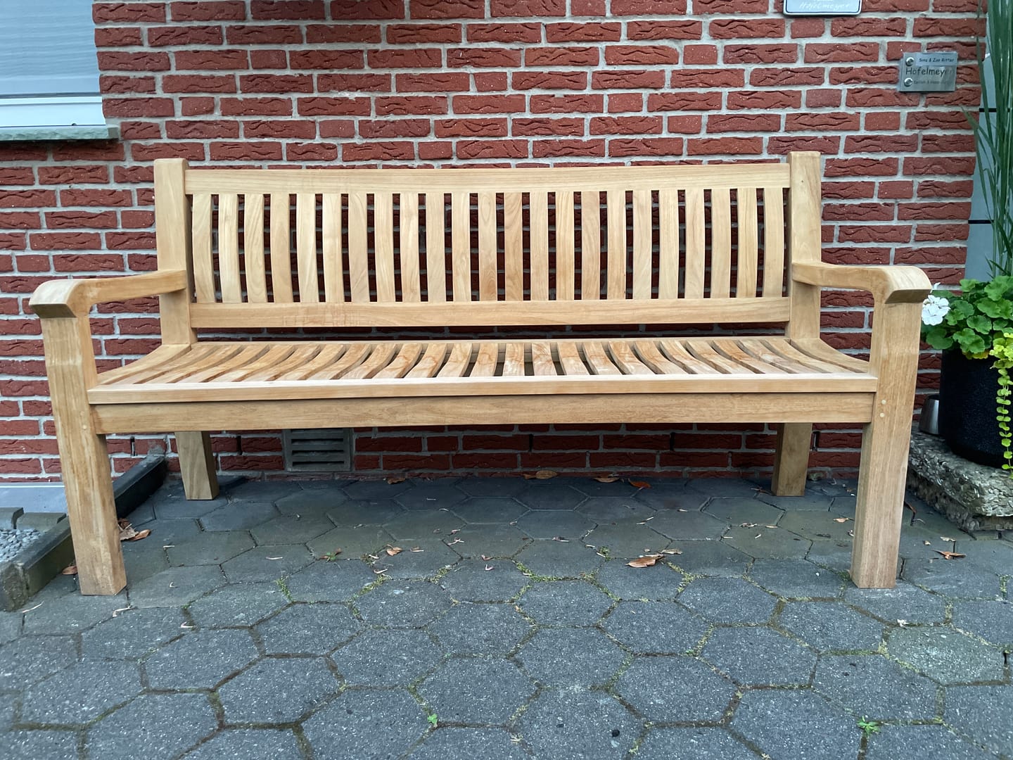 Customer photo review of Teak Gartenbank Beaufort Balmoral, 180 cm