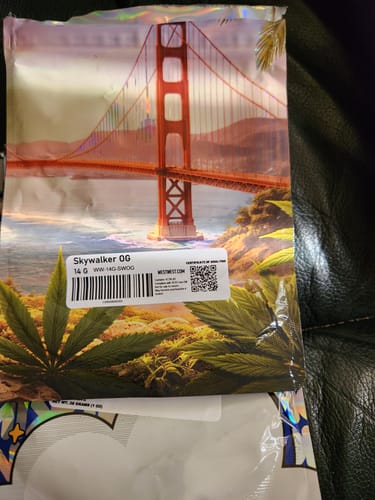West West Brand - Skywalker OG - 14 Gramm - Indica photo review