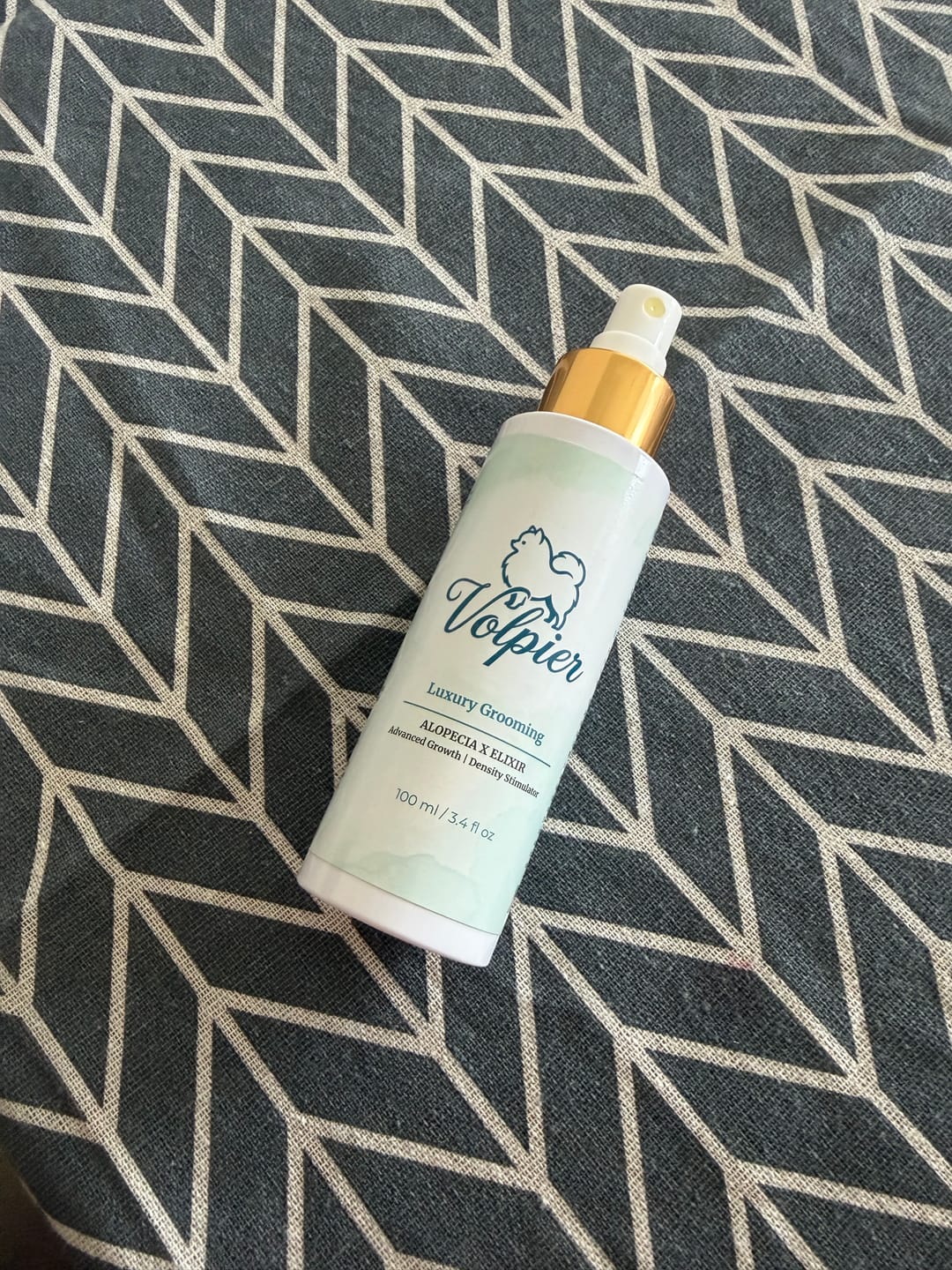 Customer photo review of Volpier Elixir ™| Lozione dermatologica avanzata per BSD, Alopecia X e rigenerazione del mantello