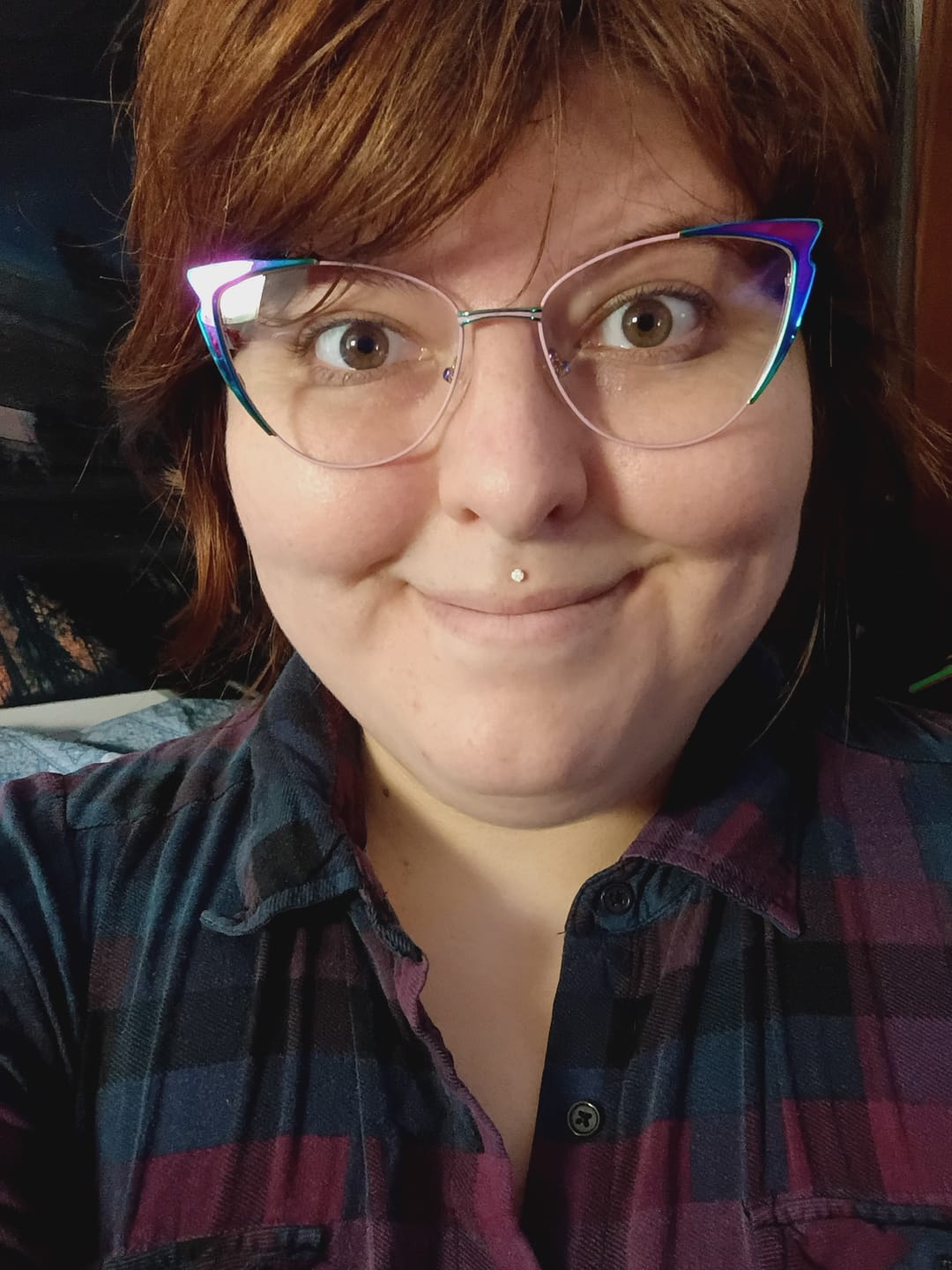 Customer photo review of Mael Eyeglasses