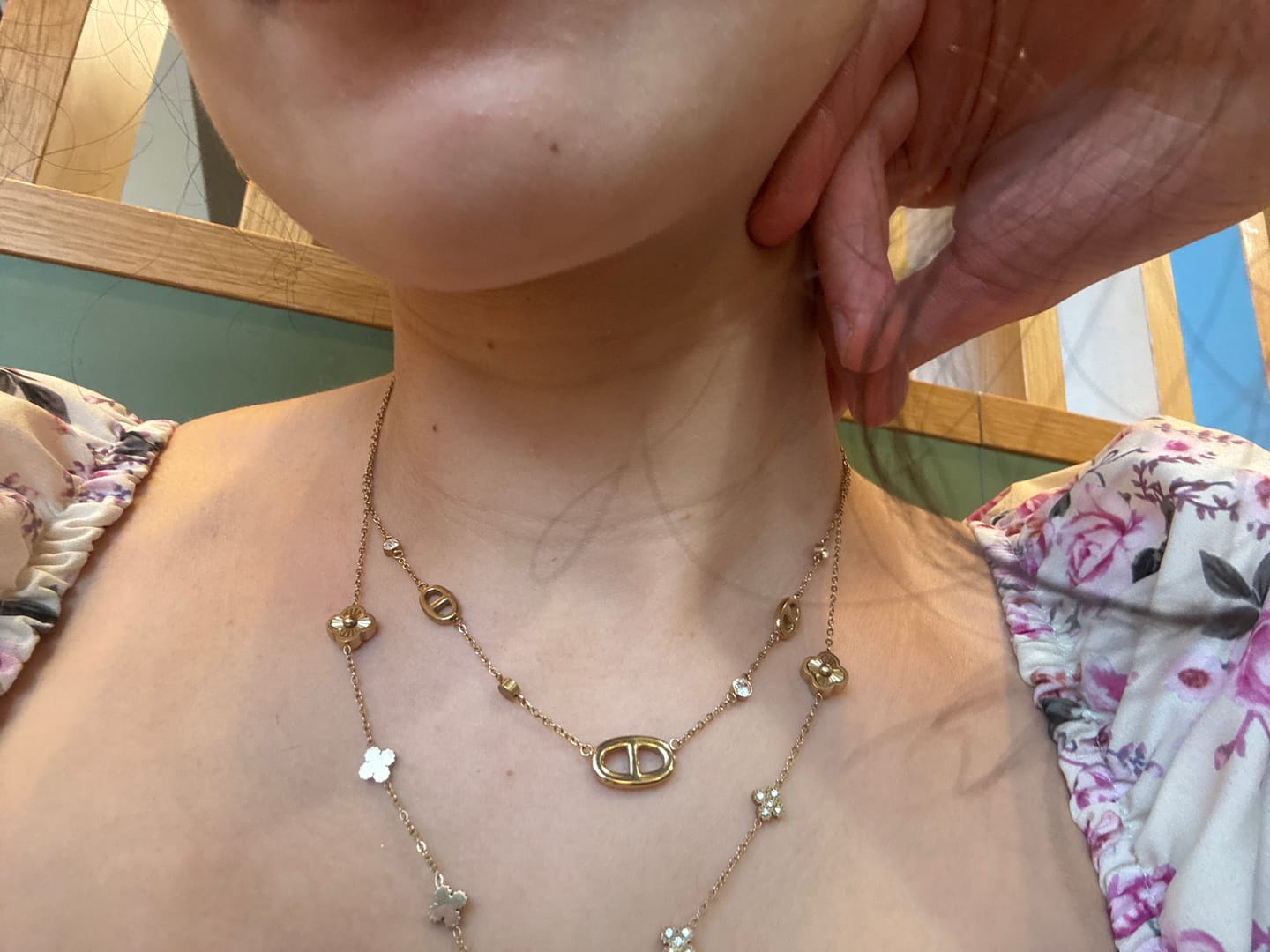 Customer photo review of Everlasting Deluxe Kette 14K Vergoldet