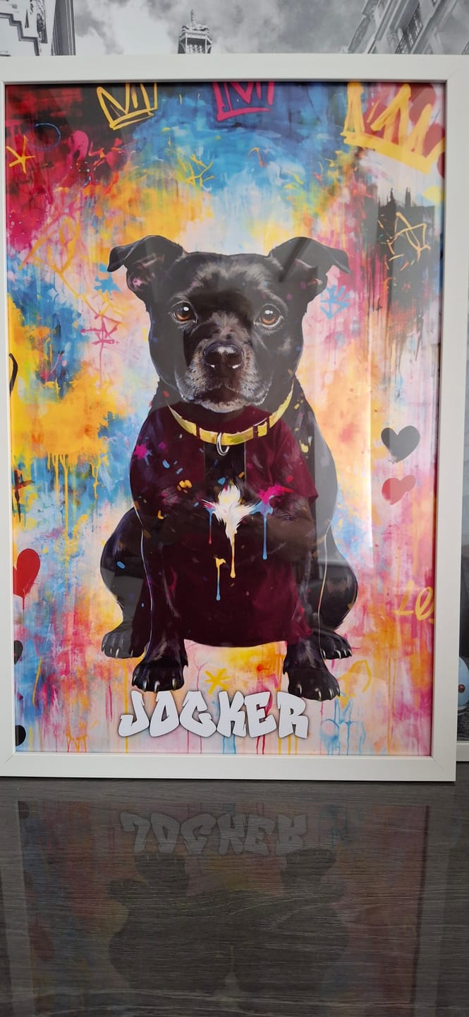 Customer photo review of Le graffiti - Poster personnalisé
