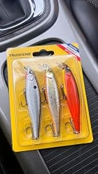 Customer photo review of TRUSCEND Suspending Jerkbait Fishing Lure with BKK Hooks & Rattle