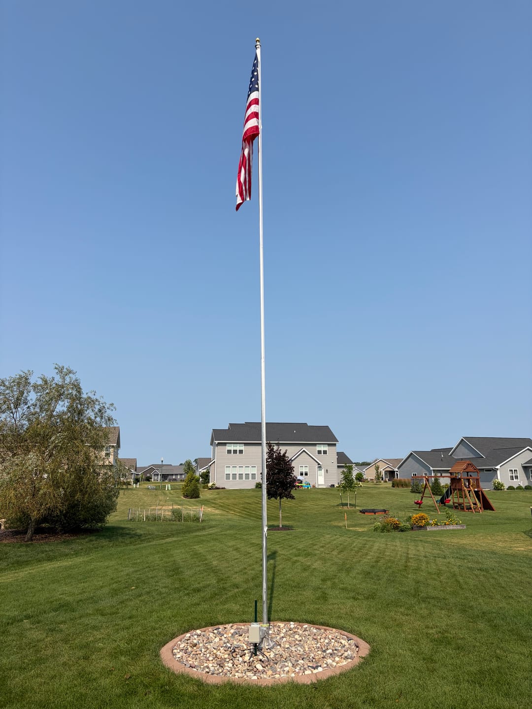 Customer photo review of 5' x 8' American Flag