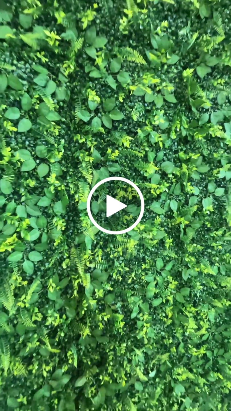 Customer video review of 8*8ft Artificial Grass Wall Backdrop ALFWL151-Perfect for Weddings, Parties & Event Decor