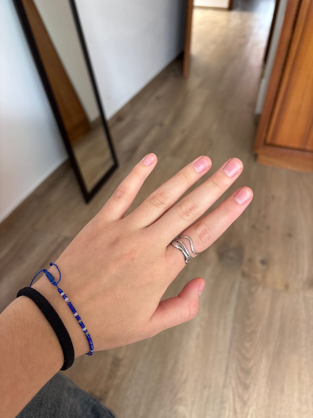 Customer photo review of Anillo Ajustable Pietro Plata