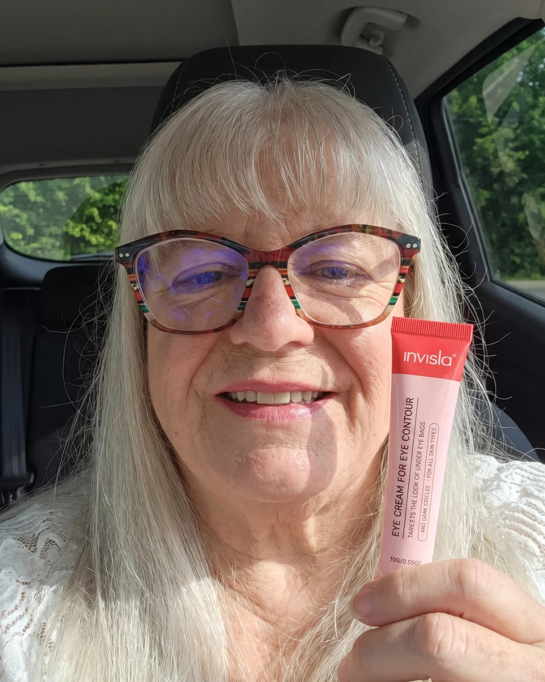 Customer photo review of LUMIN BOOST™ Peptide Creme