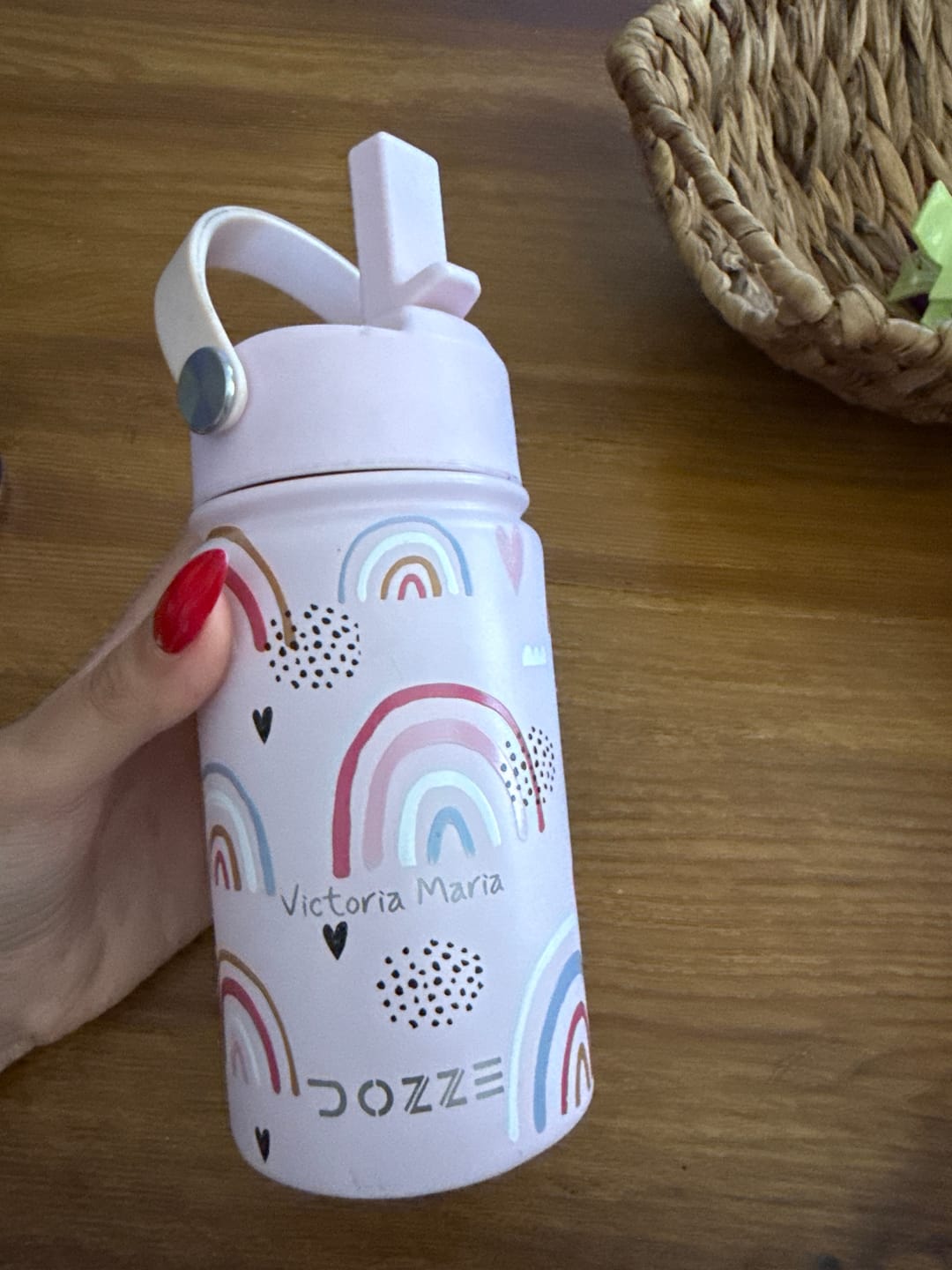 Customer photo review of DOZZE Kids Water Bottle | 355ml