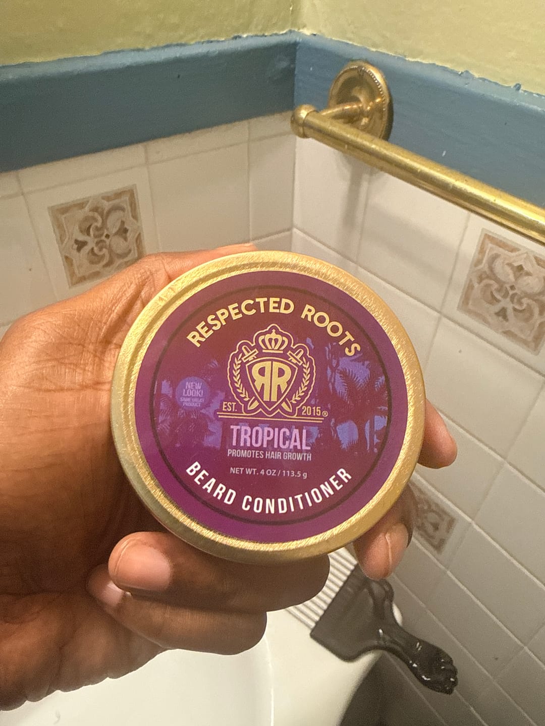 Customer photo review of Beard Conditioner - Tropical Scent
