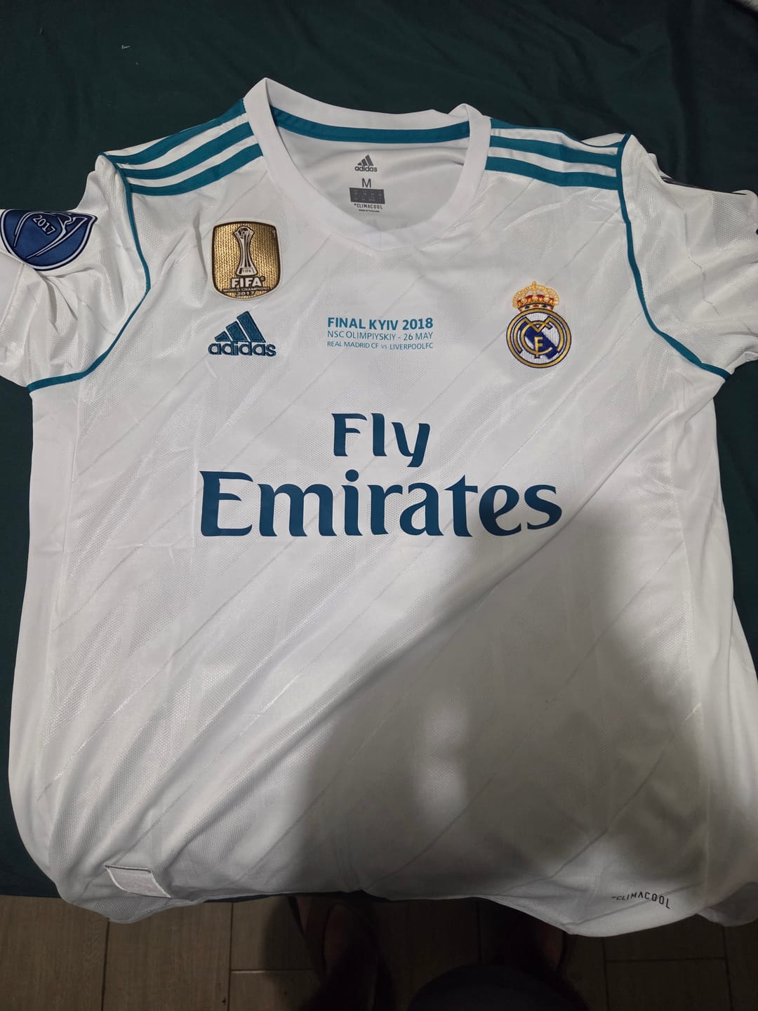 Customer photo review of Maglia Cristiano Ronaldo CR7 Real Madrid Home 2018