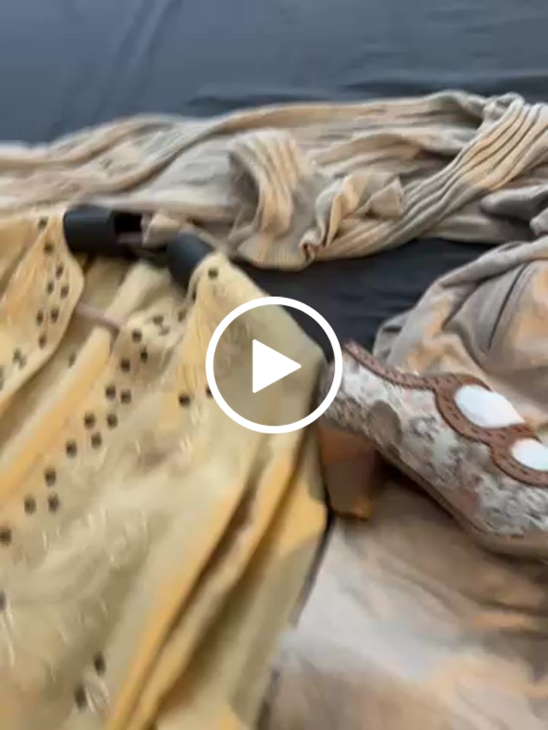 Customer video review of Floral Double Buckle Straps Mary Jane Shoes