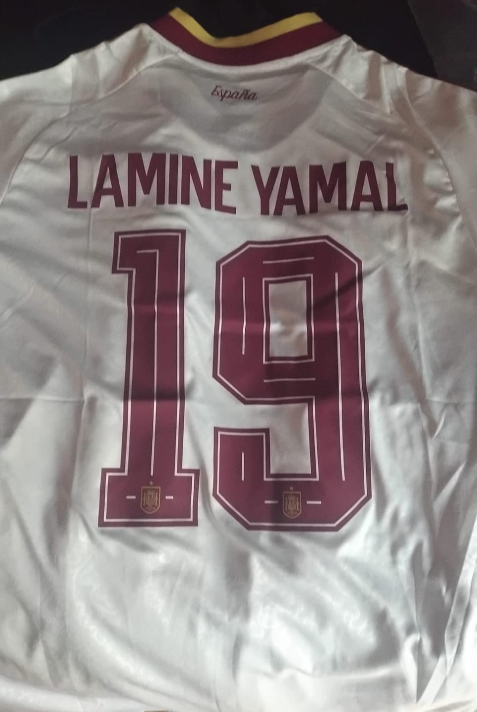 Customer photo review of LAMINE YAMAL #19 ESPAÑA Visitante 2026