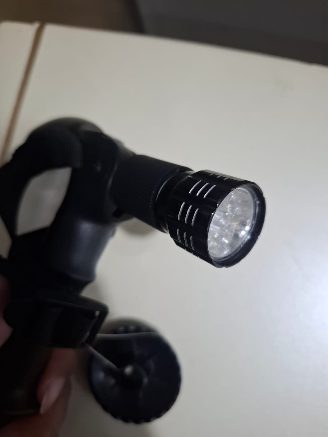 Customer photo review of ZMR Hiking Stick with Flashlight