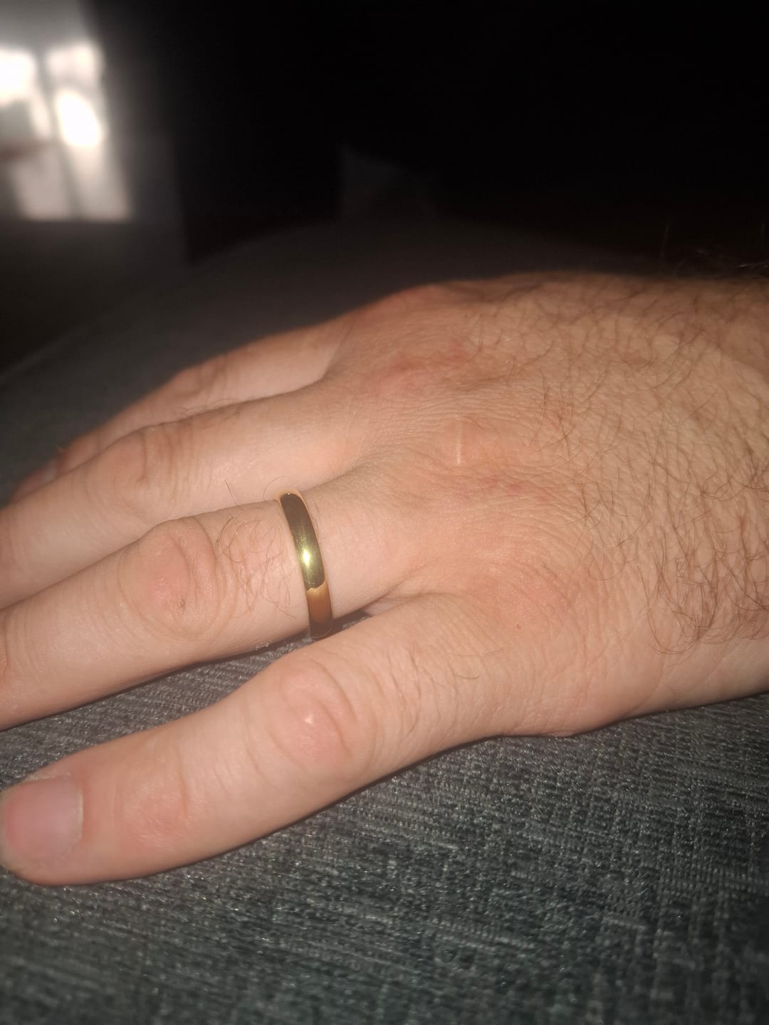 Customer photo review of Gold 4mm Wonder Ring