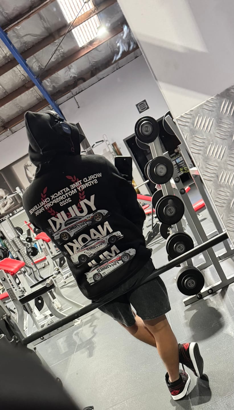 Customer photo review of World Time Attack Team Hoodie - Black