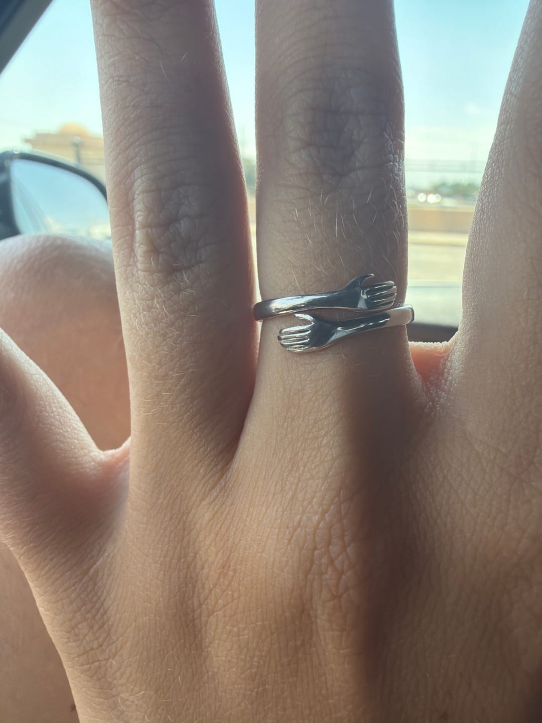 Customer photo review of The “Always With You” Hug Ring