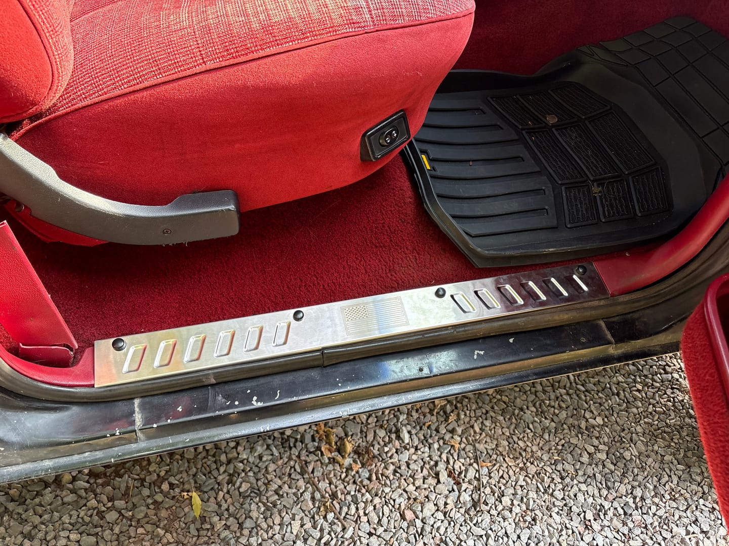 Customer photo review of OBS Ford- Door Sills - F Series & Bronco Sill Plates - Alumaduty Style [FLAG]