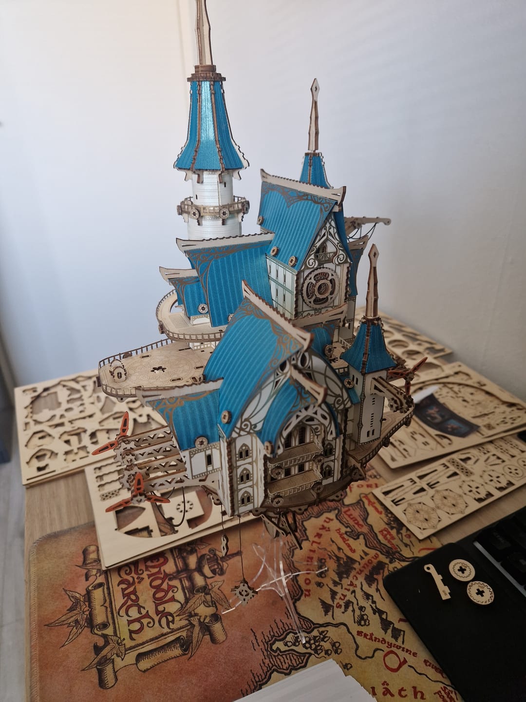 Customer photo review of Castle In the Sky 3D Wooden Puzzle